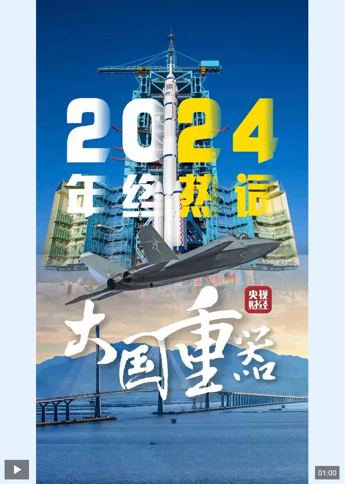 2024大国重器再上新！60秒回顾高光时刻