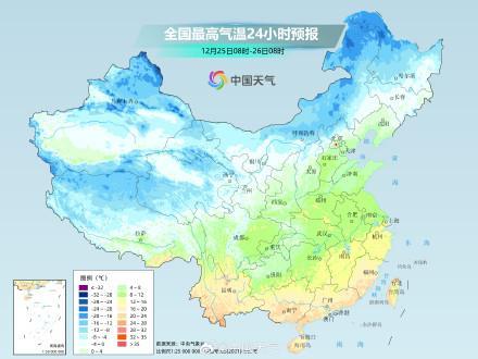 全国大部将以偏暖姿态迎接2025年 短暂降温后升温